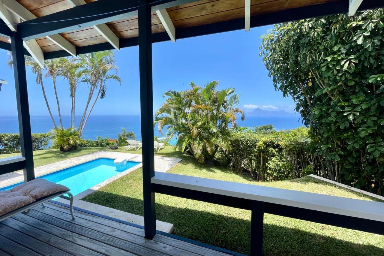 Villa Tiare Amazing View - Private Pool - 4 Bedrooms- Up To 7 Pers Пунаауйя Экстерьер фото